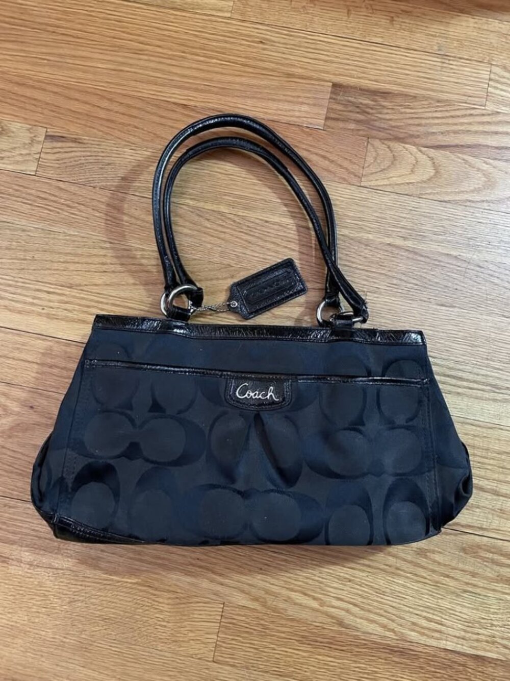 Coach Park Signature Large Carryall Tote Bag